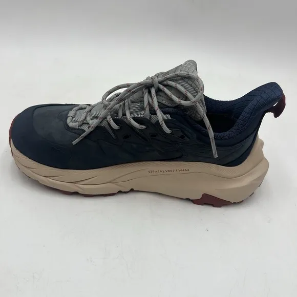 Hoka One One Shoes Womens 6 Blue Kaha 2 Low GTX Goretex Hiking Outdoors