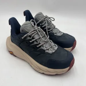 Hoka One One Shoes Womens 6 Blue Kaha 2 Low GTX Goretex Hiking Outdoors