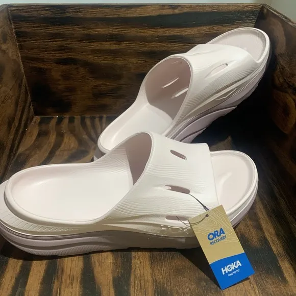 Hoka Ora Recovery Slide 3 Sandal Pink/purple NEW Mens Sz 10 Women's Sz 12 FL123L