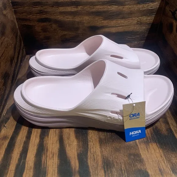 Hoka Ora Recovery Slide 3 Sandal Pink/purple NEW Mens Sz 10 Women's Sz 12 FL123L