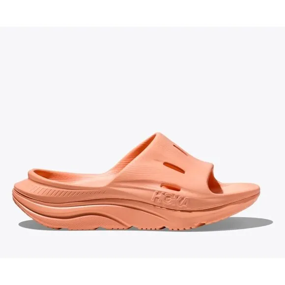 Hoka Ora Recovery‎ Slides 3 Comfort Sandals US Men's 8 / Women's 10, Papaya, NEW