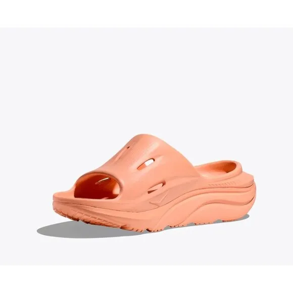 Hoka Ora Recovery‎ Slides 3 Comfort Sandals US Men's 8 / Women's 10, Papaya, NEW