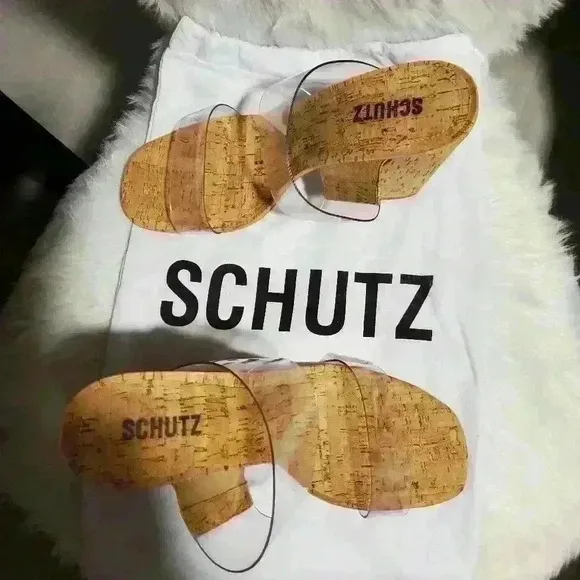 HOST PICK ! 💜💕💖SCHUTZ  Cork  &amp; Vinyl Sandal