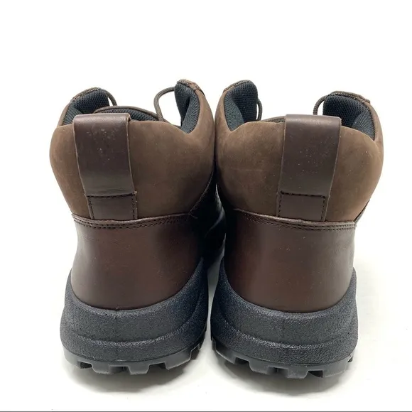 Hotter Oban brown leather waterproof work boots