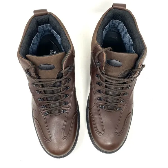 Hotter Oban brown leather waterproof work boots