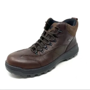 Hotter Oban brown leather waterproof work boots