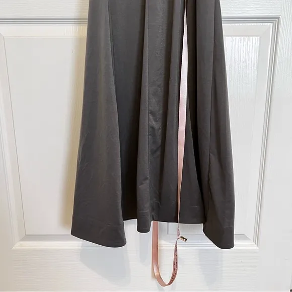House Of CB Juliette Shadow Halter Gown. Size XSmall. NWT Dark Gray.