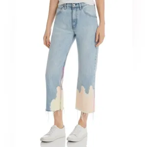 HUDSON Sloane Mid-Rise Bleached Crop Jean Neutralize Size 26