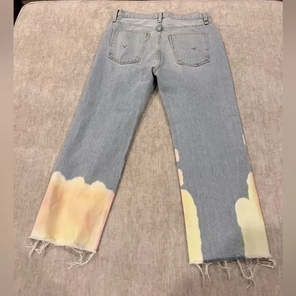HUDSON Sloane Mid-Rise Bleached Crop Jean Neutralize Size 26