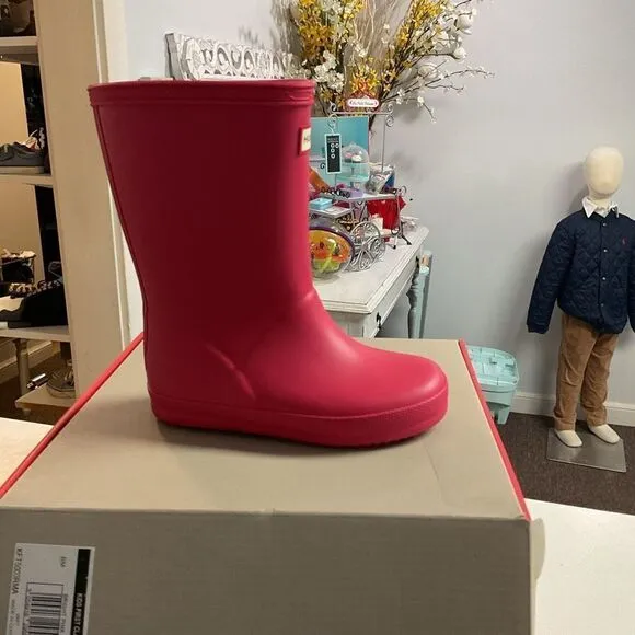 Hunter boots little girls size 10