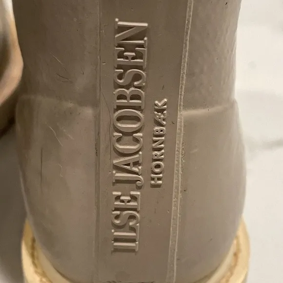 ILSE JACOBSEN HORNBAK RUB 61 BOOTS SIZE 8.5 US, 40 EU HANDMADE Chunky Heel