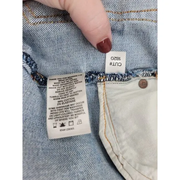 Imogene   Willie James Jeans Size 24 Mid Rise Straight Leg Vintage Denim USA