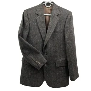 IMPERIAL by HAGGAR Vintage Men's 100% Wool Blazer Size 42R Brown Herringbone