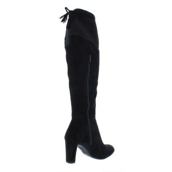 INC Black Over The Knee Boots Hadli 9M