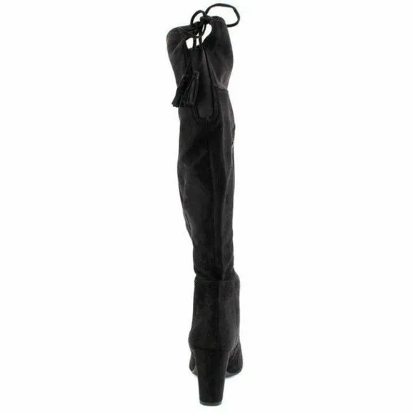 INC Black Over The Knee Boots Hadli 9M