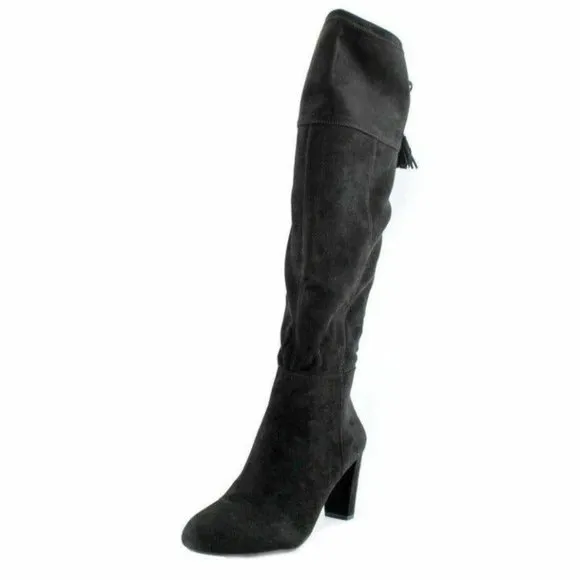 INC Black Over The Knee Boots Hadli 9M