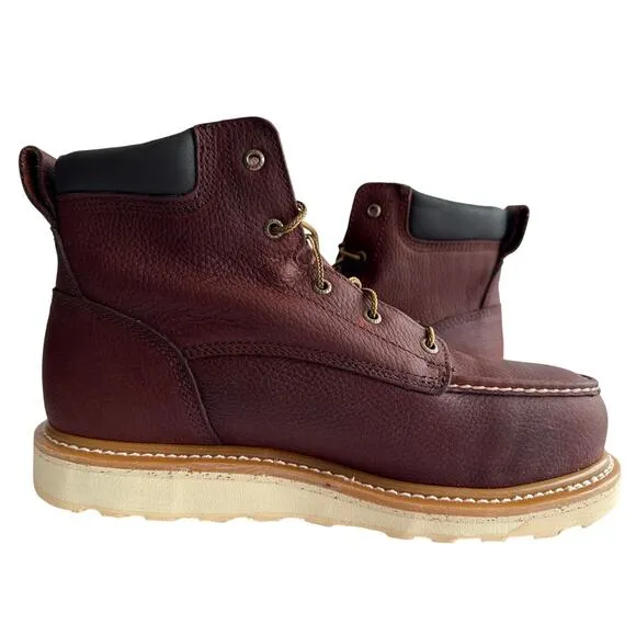 Irish Setter Ashby 83606 Mens 6&quot; Safety Toe Work Boot Leather Sz 11 ￼