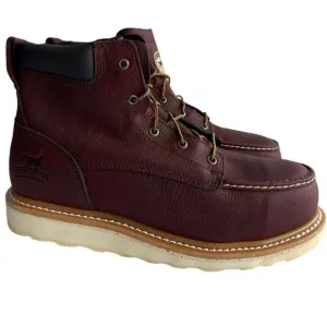 Irish Setter Ashby 83606 Mens 6&quot; Safety Toe Work Boot Leather Sz 11 ￼