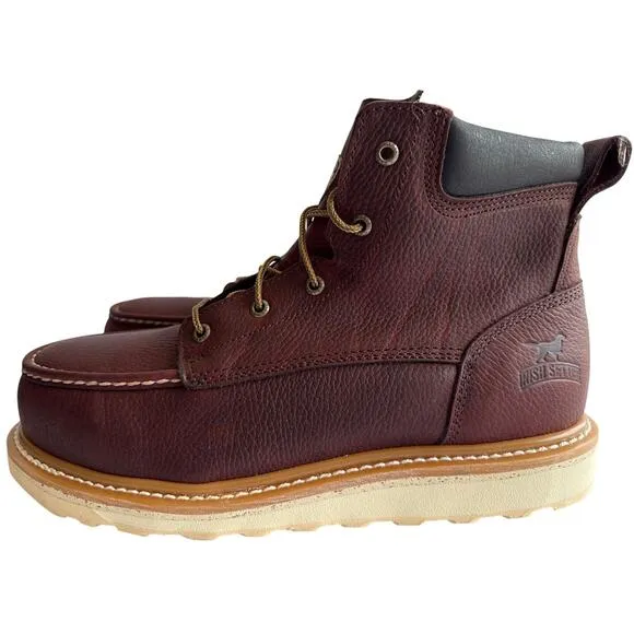 Irish Setter Ashby 83606 Mens 6&quot; Safety Toe Work Boot Leather Sz 11 ￼