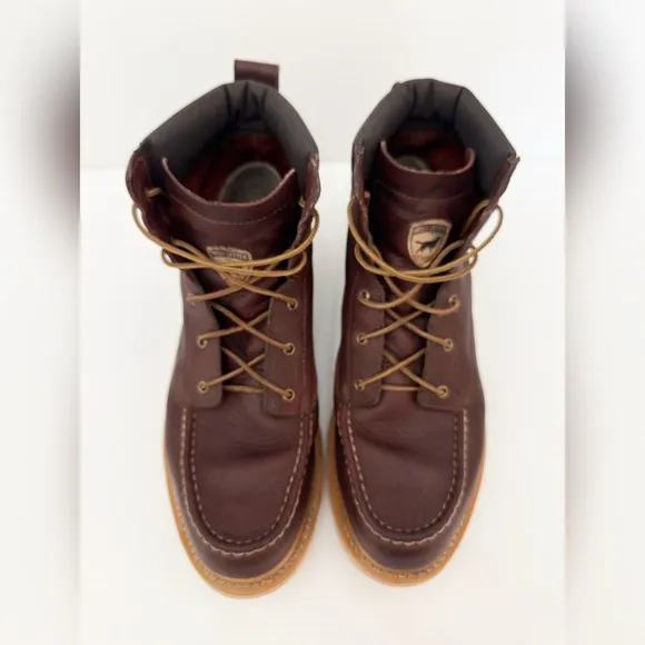 Irish Setter Ashby Men's Brown Leather Soft Toe Boots - 14