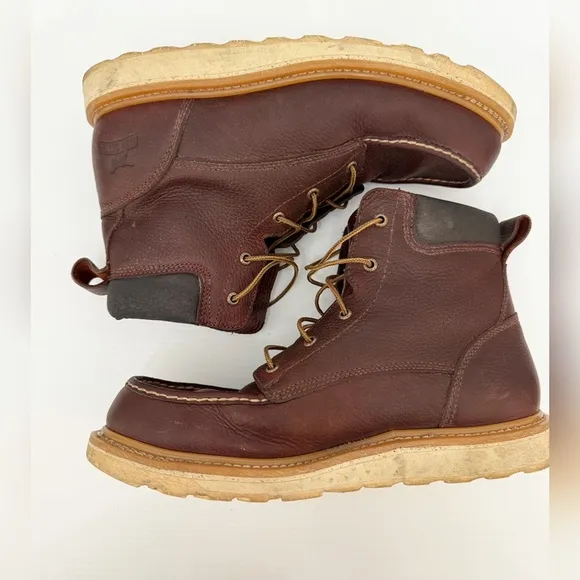 Irish Setter Ashby Men's Brown Leather Soft Toe Boots - 14