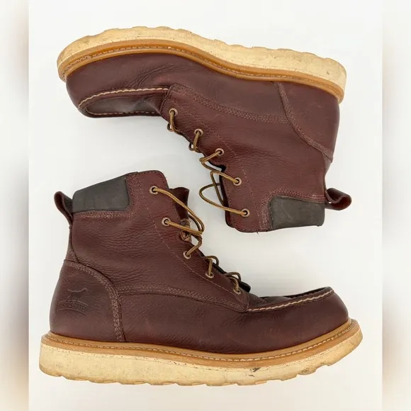 Irish Setter Ashby Men's Brown Leather Soft Toe Boots - 14