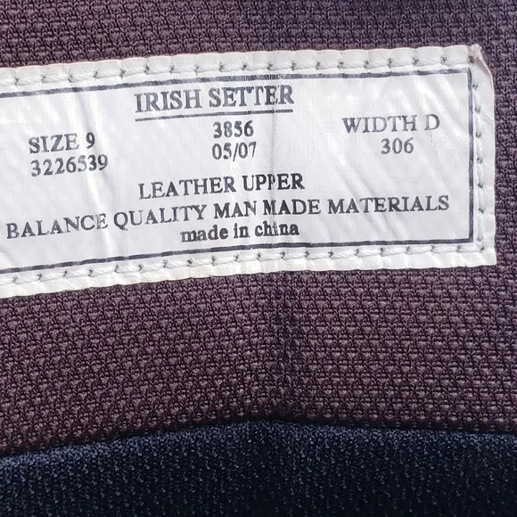 Irish Setter Boots Lace-Up Mens Size 9 Camo Hunting Boots UltraDry Waterproof