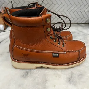 Irish Setter Men's Wingshooter 6 In EH Steel Toe Lace Up Work Boots size 7.5