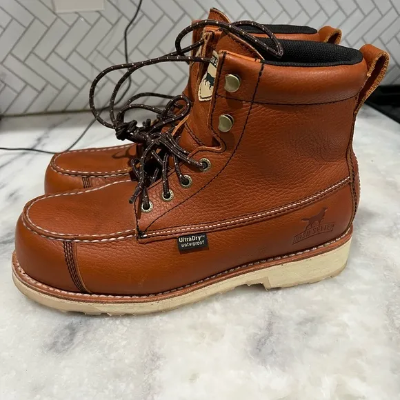 Irish Setter Men's Wingshooter 6 In EH Steel Toe Lace Up Work Boots size 7.5