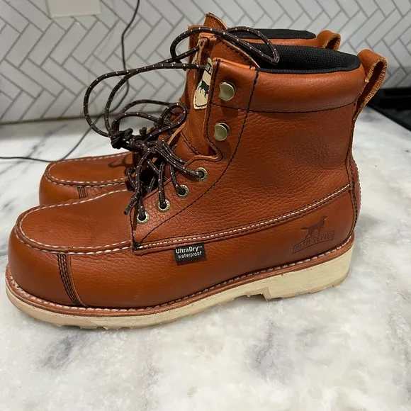 Irish Setter Men's Wingshooter 6 In EH Steel Toe Lace Up Work Boots size 7.5