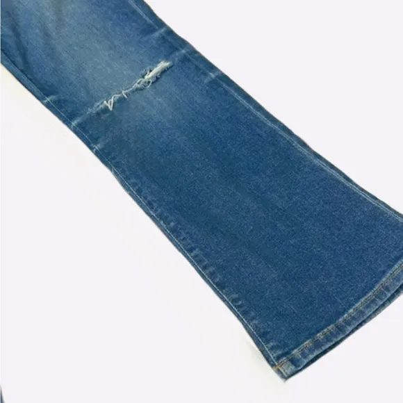 IRO Bonnie Distressed Kick-Flare Jeans - Blue - Size 28 - BLOGGER FAVORITE