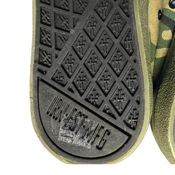 IRON FIST men's York camo print cap toe rubber sole skate shoe 8.5 New, no box