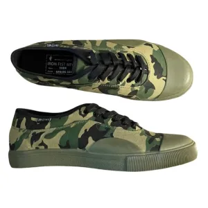 IRON FIST men's York camo print cap toe rubber sole skate shoe 8.5 New, no box