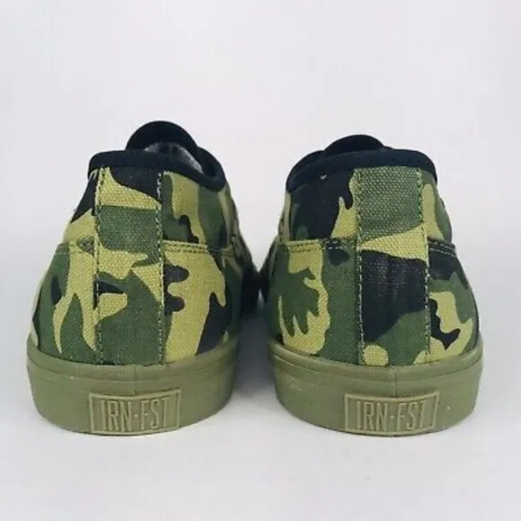 IRON FIST men's York camo print cap toe rubber sole skate shoe 8.5 New, no box