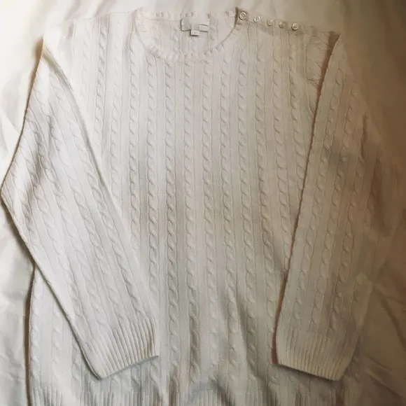 J. Crew Italian Cashmere Cable Knit Sweater