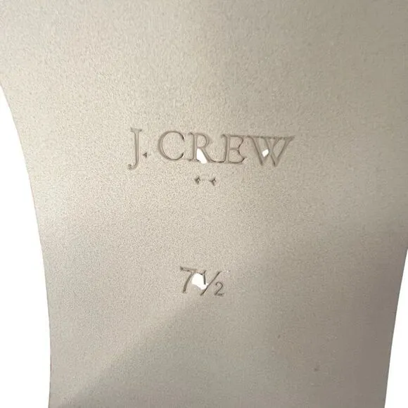 J. Crew Womens Western Golden Brandy Tan Suede Ankle Boots Size 7.5