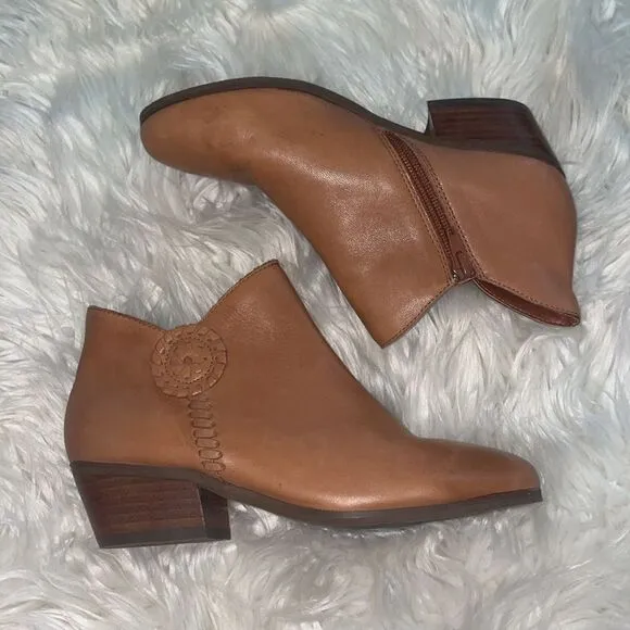 Jack Rogers Peyton Leather Ankle Boots