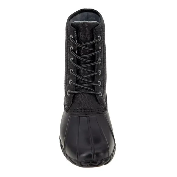 JBU Men's Maine Duck Waterproof Boots Black Size 9