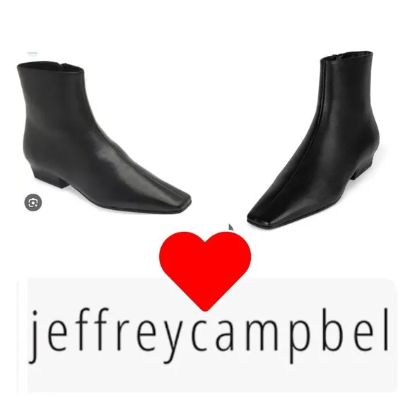Jeffrey Campbell Ichabod Square Toe Bootie Women Size 9