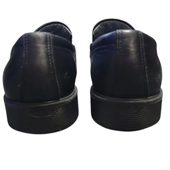 JOHNSTON &amp; MURPHY black dress shoes 9.5