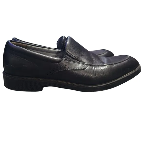 JOHNSTON &amp; MURPHY black dress shoes 9.5