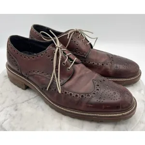 Johnston &amp; Murphy J&amp;M 1850 Wingtips Men's Size 9.5 Shoes 20-4364 Lug Soles