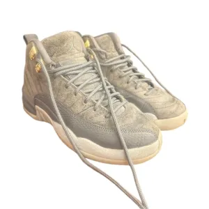 Jordan 12 Retro GS Kids Dark Grey Size 4y 153265-005 Suede