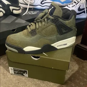 Jordan Athletic Shoes in Olive and Black