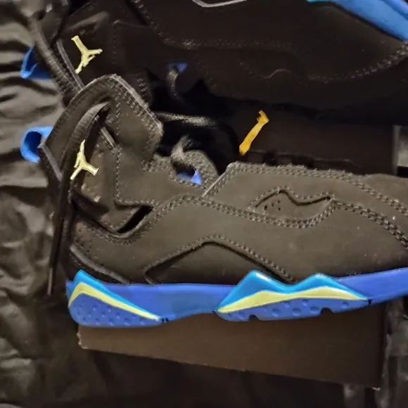 Jordan Kids Sneakers Black and Blue 13c Boys Size