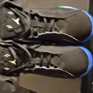 Jordan Kids Sneakers Black and Blue 13c Boys Size