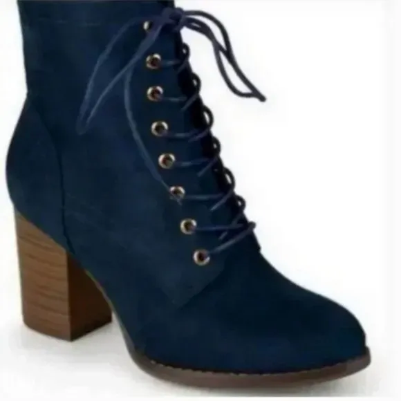 Journee Collection Bootie in Blue