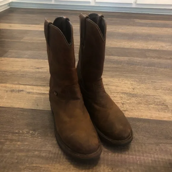 Justin Mens Work-boots 9 1/2 D