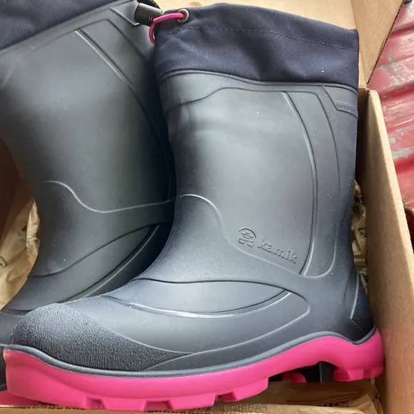 Kamik Kids' Snobuster 1 Waterproof Winter Boot Pre/Grade School Boots Size 5.0 M