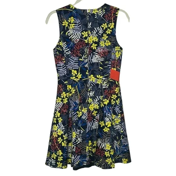Karen Millen Fit and Flare Floral Print Skater Dress